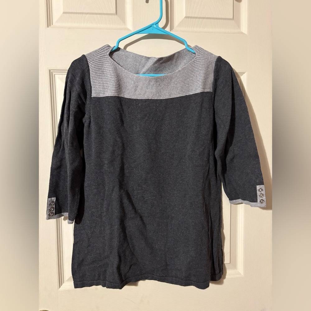 Karen Scott 3/4 length Sweater